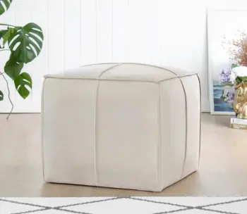 Puf krem Atelier del Sofa, Holler