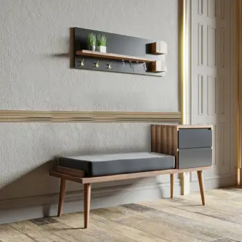 Stendë korridori Skye Decor, ngjyrë arrë, antracit, gri