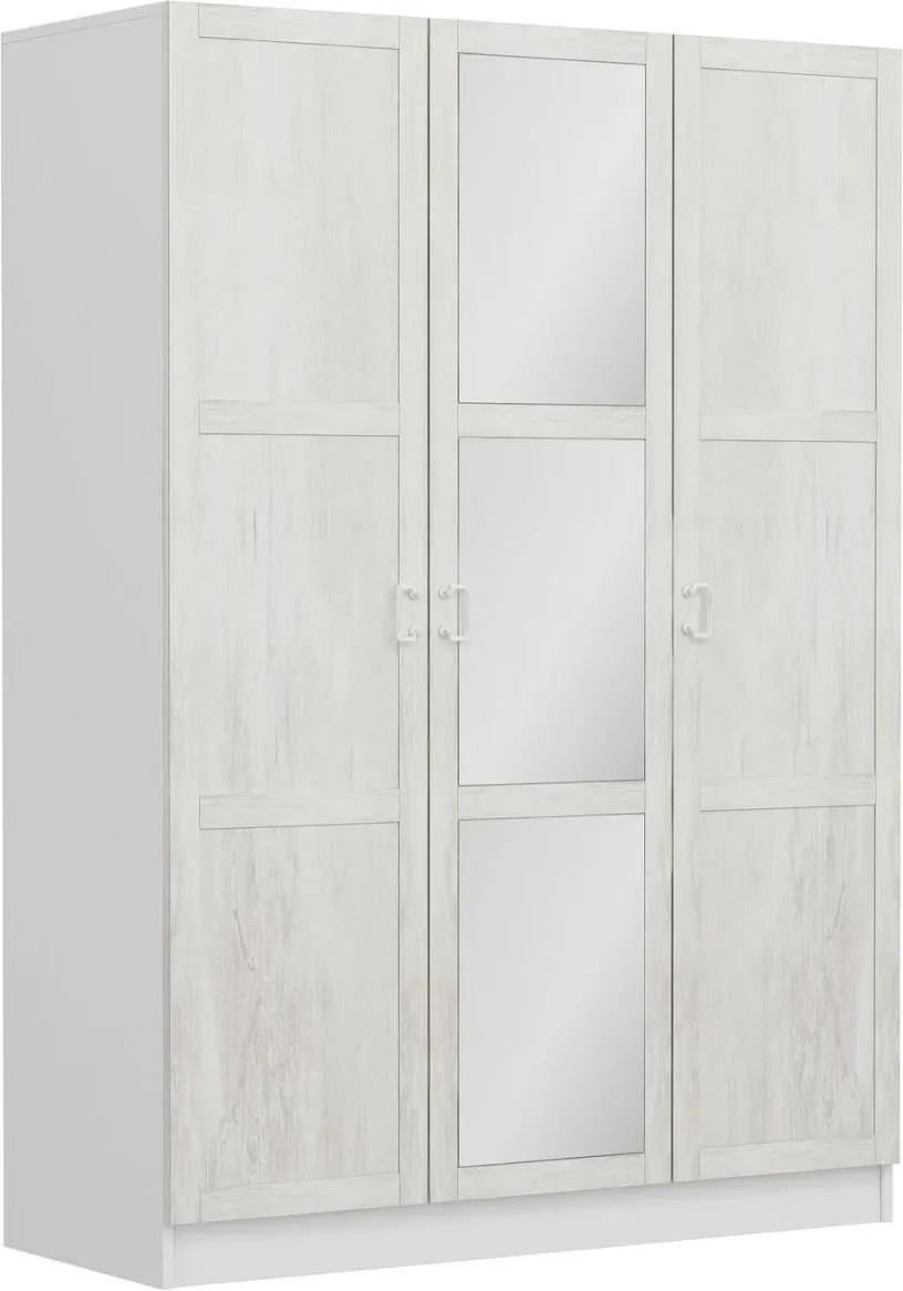 Dollap rrobash Skye Decor, ngjyrë e bardhë, Kale - 2256 - 6