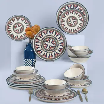 Set enësh për drekë, qeramikë, 24 copë, Hermia Concept, TY039124F022AD79M00MAET000