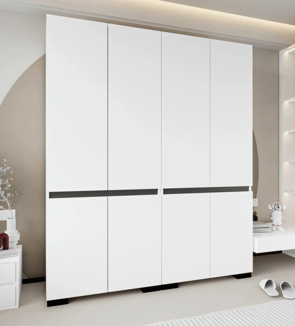 Dollap Skye Decor Floransa 180, i bardhë dhe antracit - 2