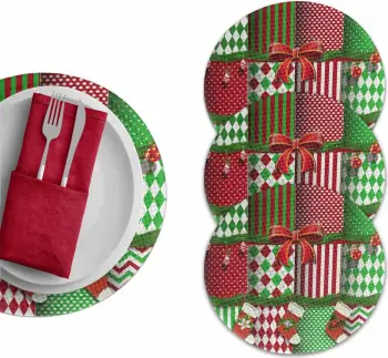 Set nënshtruesish tavoline, shumëngjyrësh, Hermia Concept, 3020Supla, 4 copë, 37cm
