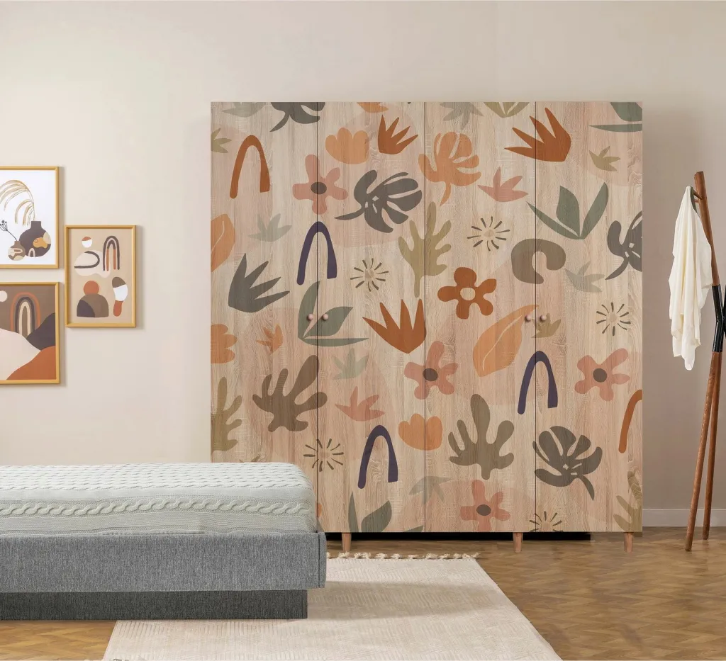 Dollap Sonomo me dekor, Skye Decor, Loni 4 -906 - 2