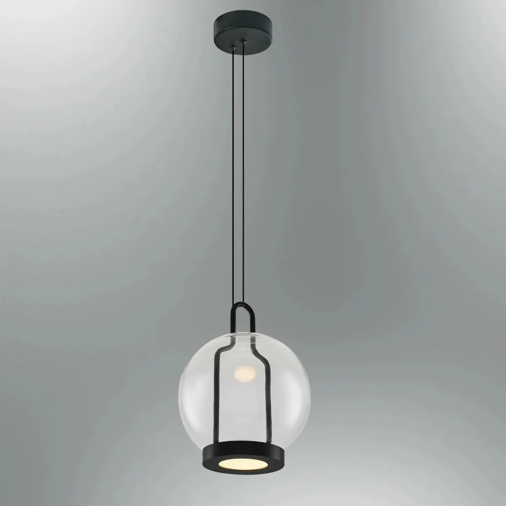 Llambë tavani Opviq, metal i zi, 3434-1A-19 - 1