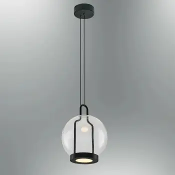Llambë tavani Opviq, metal i zi, 3434-1A-19