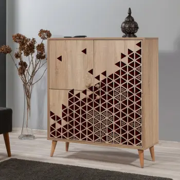 Dollap shumëpërdorimësh, ngjyrë lisi Sonoma, Multilux-122