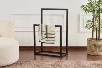 Stendë korridori Skye Decor, e zezë, GED-032, 25x60x90cm
