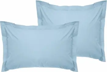 Set jastëkësh Oxford satin, 2 copë, ngjyrë e kaltër, L'essentiel