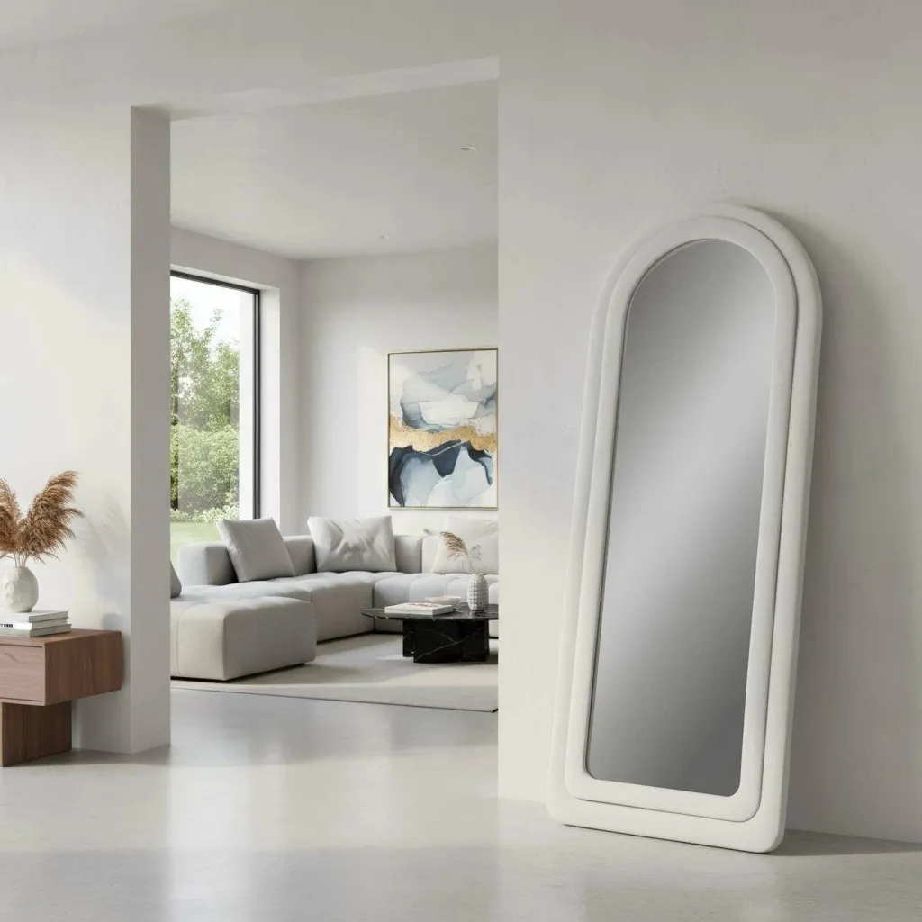 Pasqyrë Cheval, ngjyrë krem, Skye Decor, 65x170cm - 1