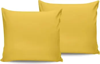Set këllëfësh jastëku (2 copë), ngjyrë e verdhë e errët, L'essentiel