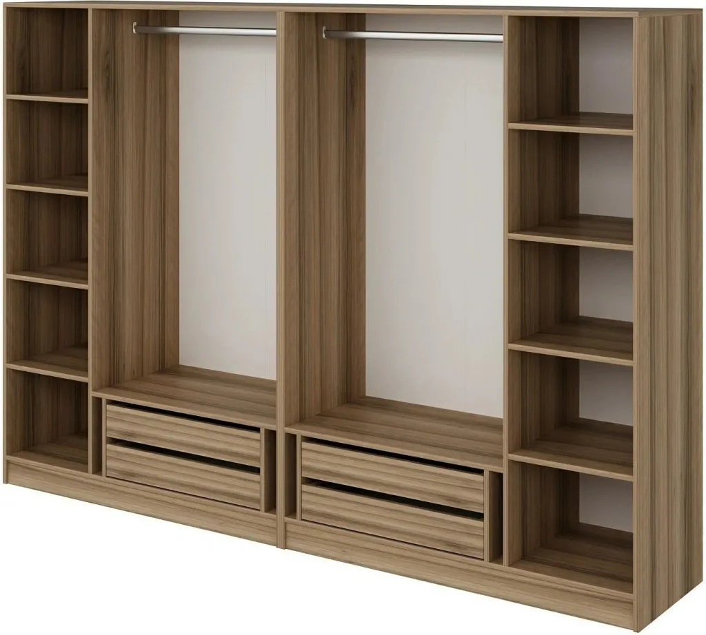 Dollap Skye Decor, ngjyrë dore, 270x210x52cm - 6