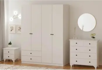 Set dhome për të rinj Skye Decor, ngjyrë e bardhë mat, Rb-068