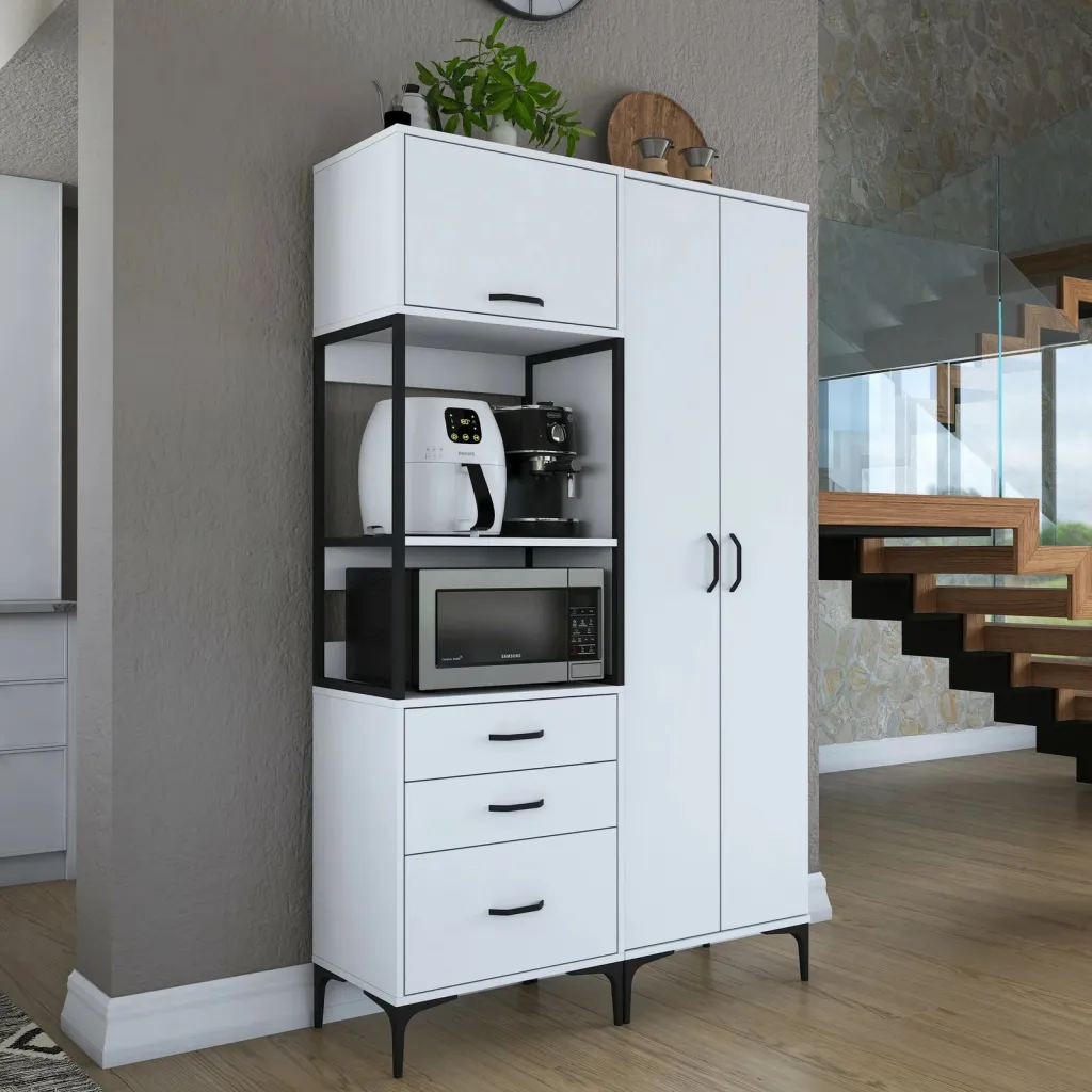 Dollap multifunksional Skye Decor, i bardhë, JE142 - 3106 - 1