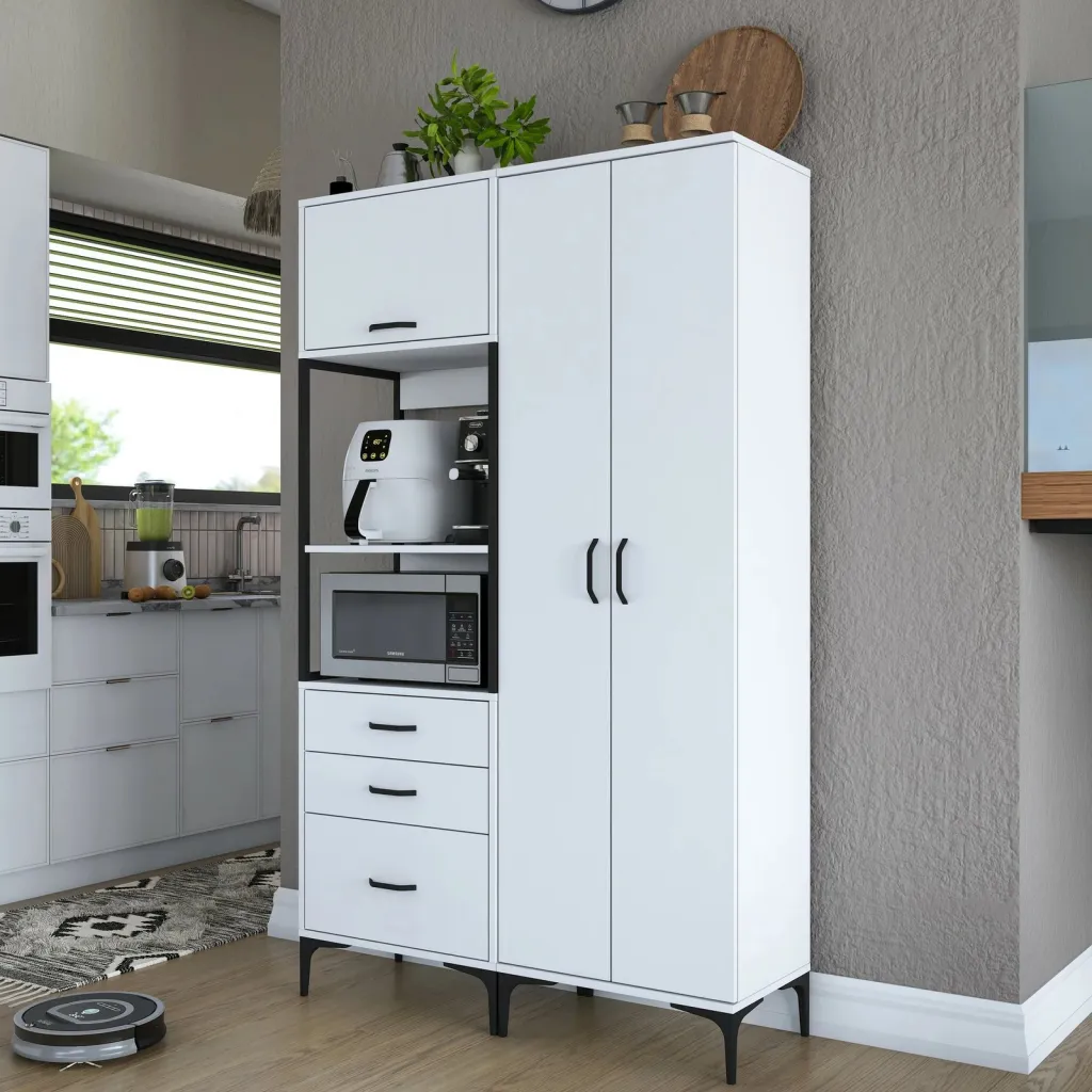 Dollap multifunksional Skye Decor, i bardhë, JE142 - 3106 - 5