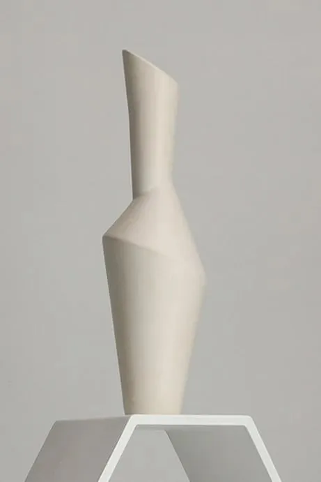 Vazo dekorative Evila Originals, BSI227, e bardhë, 32cm - 1