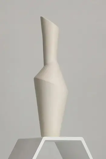 Vazo dekorative Evila Originals, BSI227, e bardhë, 32cm