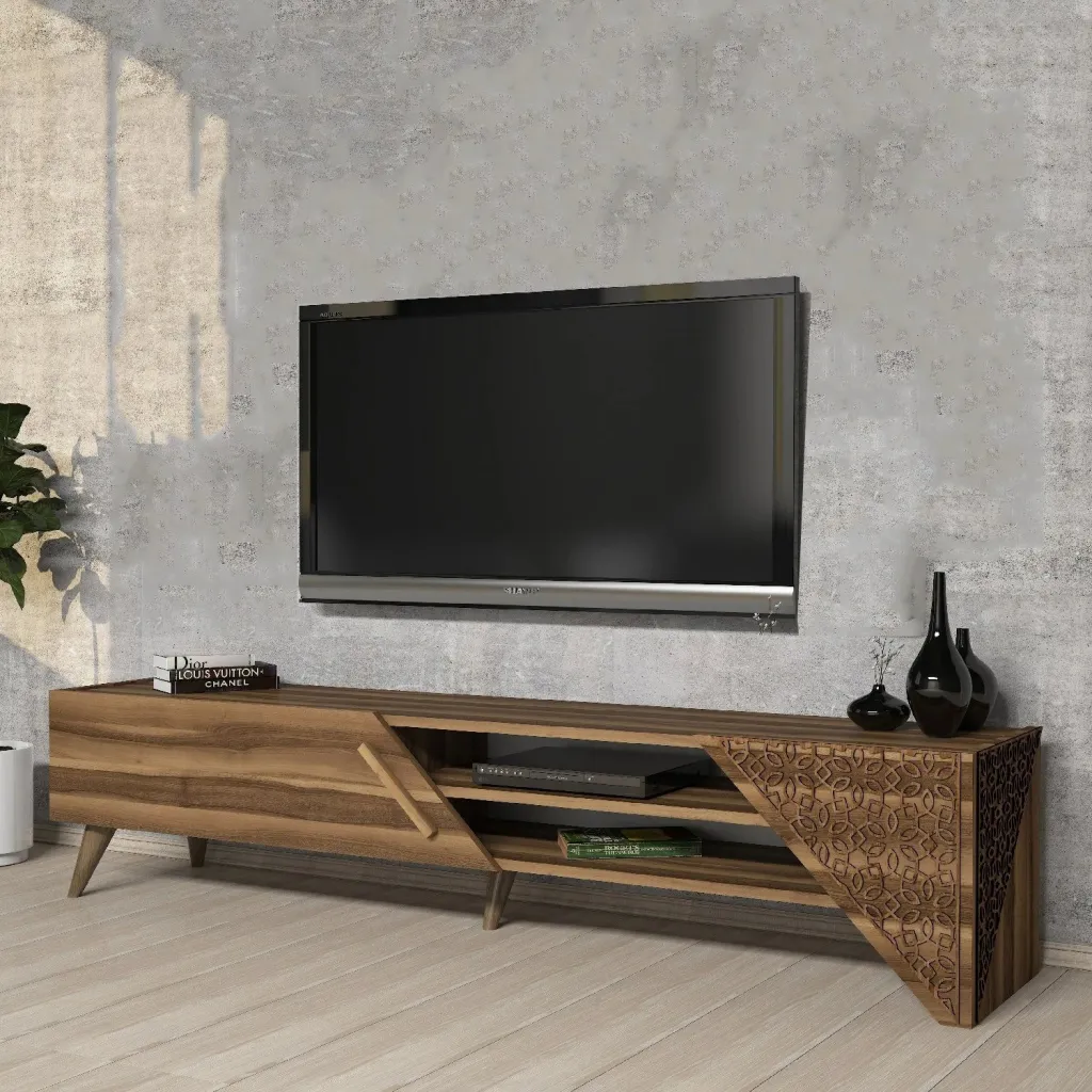 Komodë TV Skye Decor, Beril 2, ngjyrë arre - 1