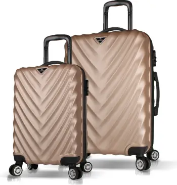 Set valixhesh (2 copë), ngjyrë ari, Zoozie Bags, 6678