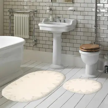 Set tapetash për banjo, 2 copë, krem, Mijolnir Zara - P