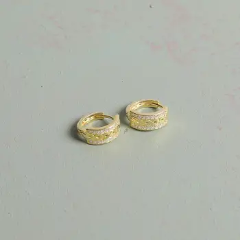 Vathë argjendi Jumeon, ngjyrë ari, 10434G (set prej 2 copash)