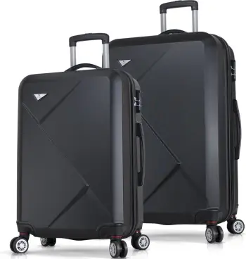 Set valixhesh (2 copë), Zoozie Bags, 8039, ngjyrë e zezë