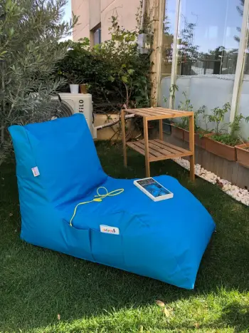Qese ulëse relaksuese, ngjyrë turquoise, Atelier del Sofa, Daybed