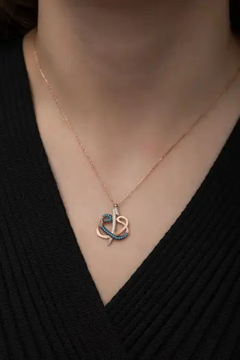 Varëse argjendi Jumeon, ngjyrë rozë ari dhe kaltër, TRDYL998