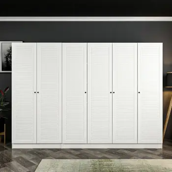Dollap Skye Decor, kale mebran, 8393, i bardhë, 270x190x52cm