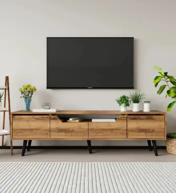 Komodë TV Skye Decor, Roma 180, ngjyrë arre