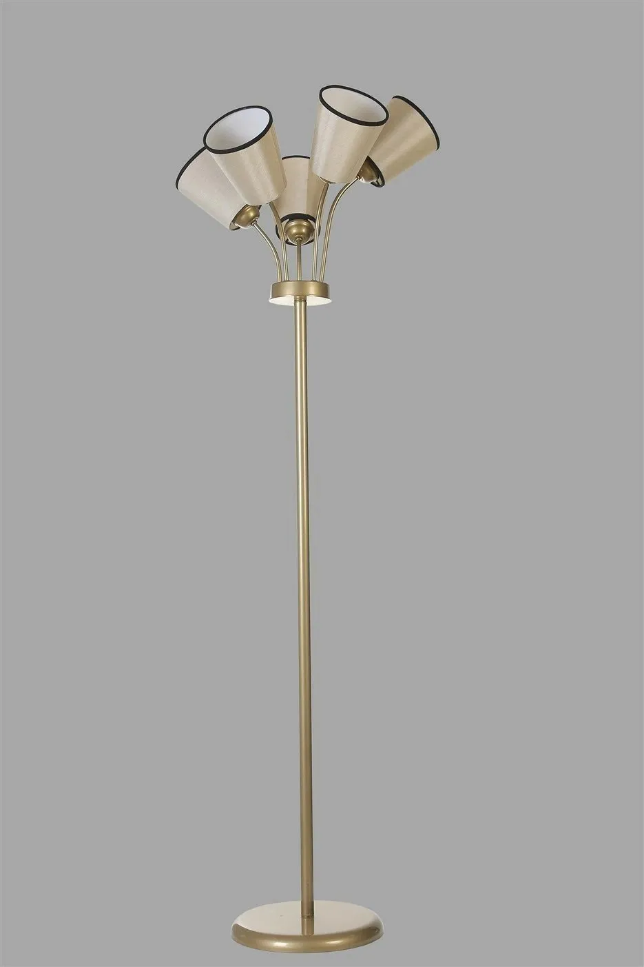 Llambë dyshemeje Opviq, krem dhe ari, 8815-4, 165cm - 5
