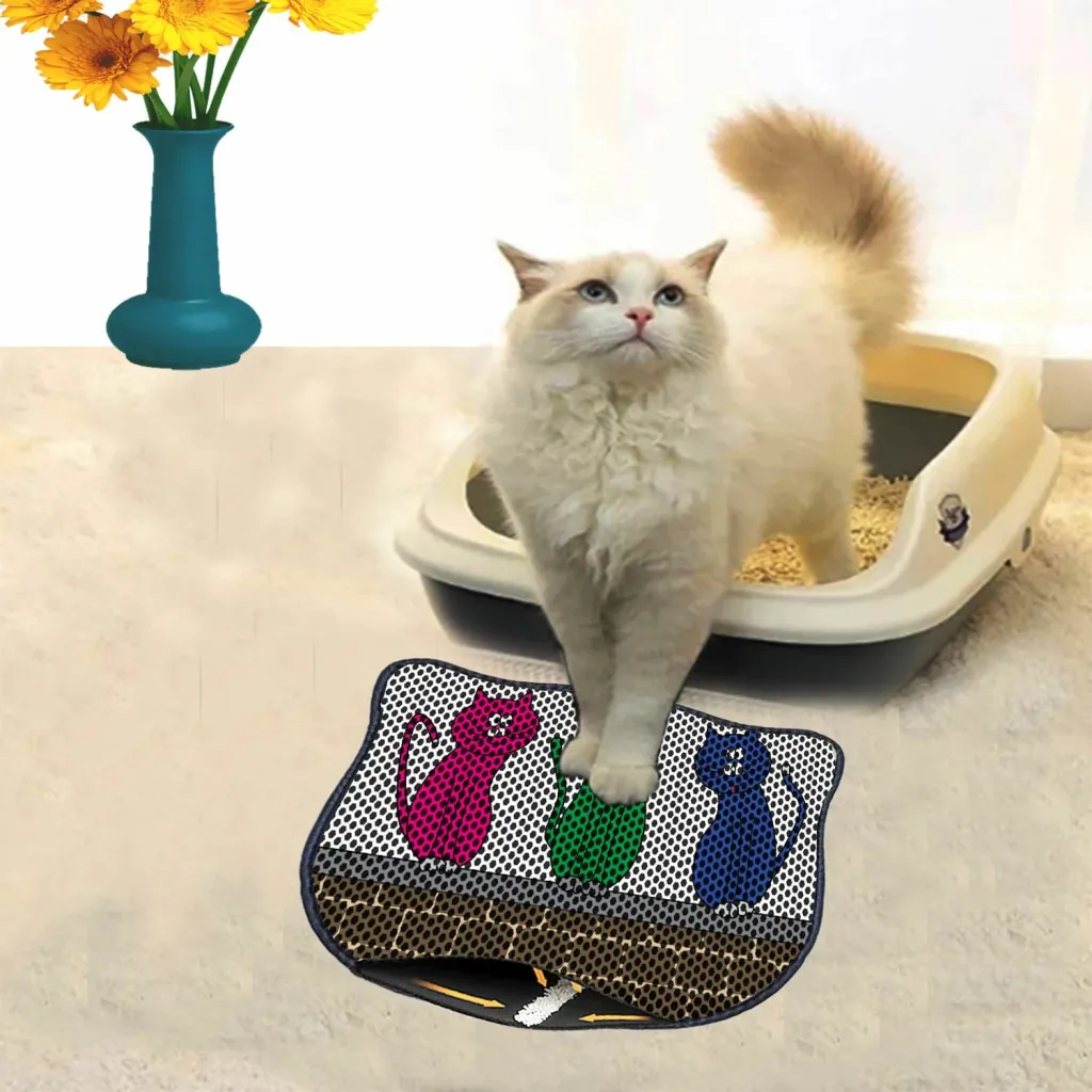 Tapet për rërë mace, shumëngjyrësh, Paws & Whiskers, Kdkafa0184, 40x50cm - 1