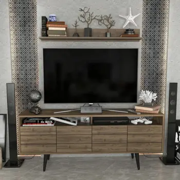 Komodë TV Skye Decor, ngjyrë arre, Ola