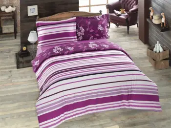Set mbulesë për jorgan Super King, L'essentiel, lule, ngjyrë lejla
