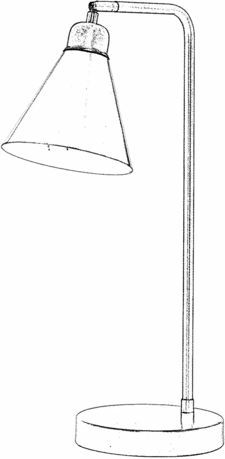 Llambë tavoline Opviq, ngjyrë antike, ML-62077-01 - 2