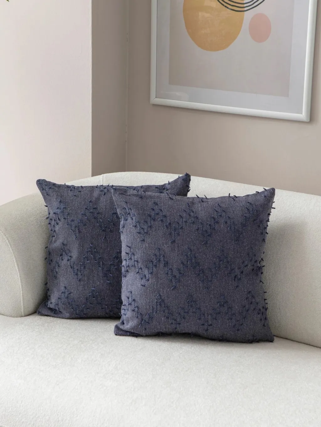 Set mbulesash për jastëk (2 copë), Evila Originals, Tuffet - blu v4 - 1