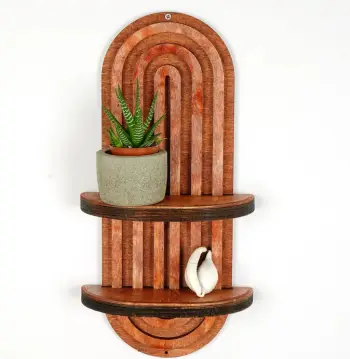 Raf muri, ngjyrë salmon, Skye Decor, Raf270, 40x20x9 cm
