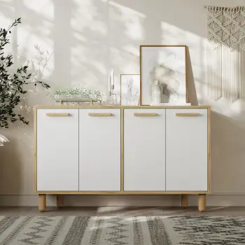 Konsol Skye Decor, Venedik, ngjyrë lis safir, e bardhë