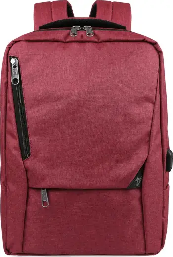 Çantë laptopi, ngjyrë e kuqe e errët, Zoozie Bags, 0119
