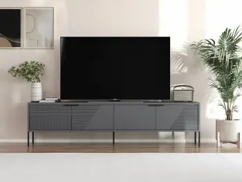 Komodë TV Skye Decor, ngjyrë antracit