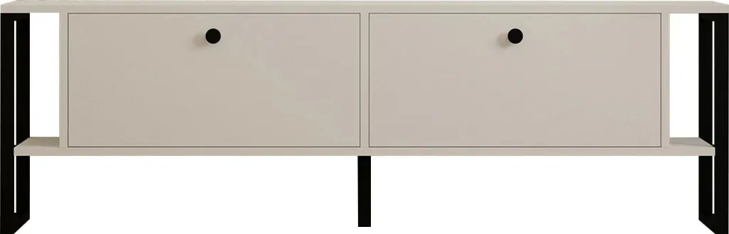 Komodë TV Skye Decor, ahu-bardhë - 5
