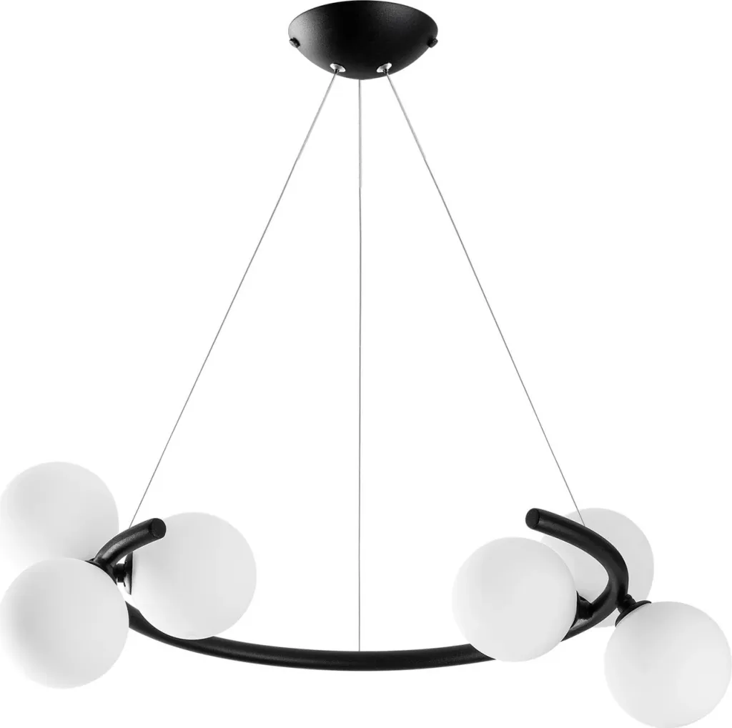 Llambë tavani moderne Opviq, e zezë, Luminar - 14145 - 4