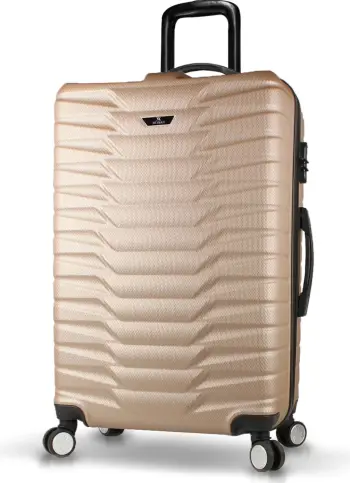 Valixhe udhëtimi ngjyrë ari, Zoozie Bags, 75x47x30cm