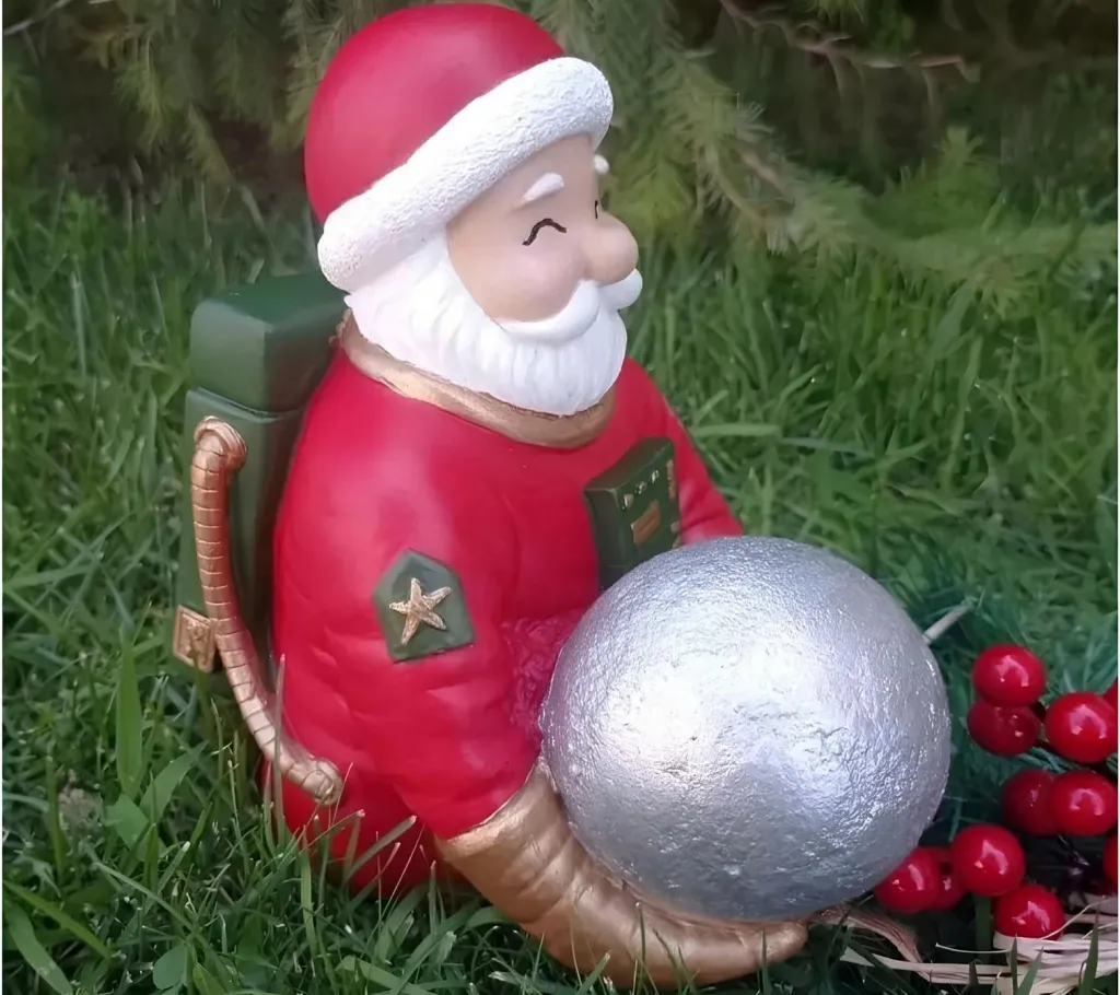 Objekt dekorativ Santa Claus, ngjyrë e kuqe, CY0652 - 2