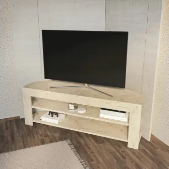 Komodë TV Skye Decor, ngjyrë travertin, Rita
