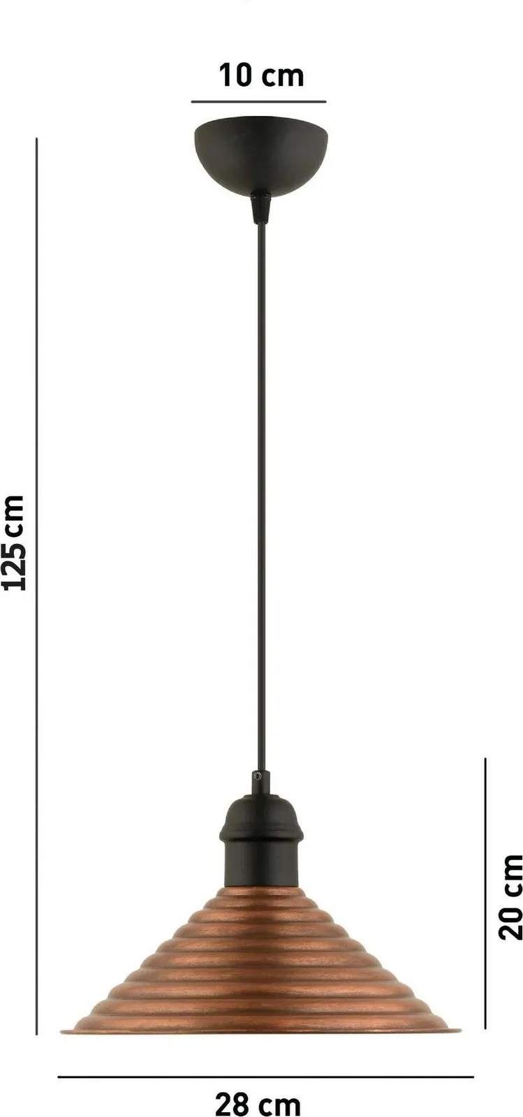 Llambë tavani vintage Opviq, RT-25 - 6