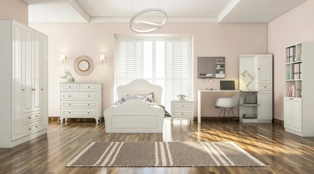 Set dhome për të rinj Skye Decor, ngjyrë e bardhë mat, Rb-080 - 1