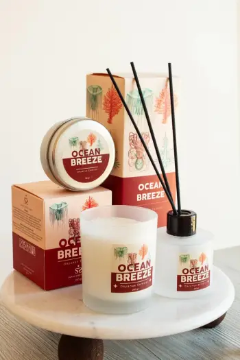 Set qirinjsh (3 copë), aromë oqeani, Evila Originals
