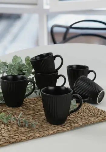 Set gotash (6 copë), Hermia Concept, ST057006F956A000000MAET900, ngjyrë e zezë