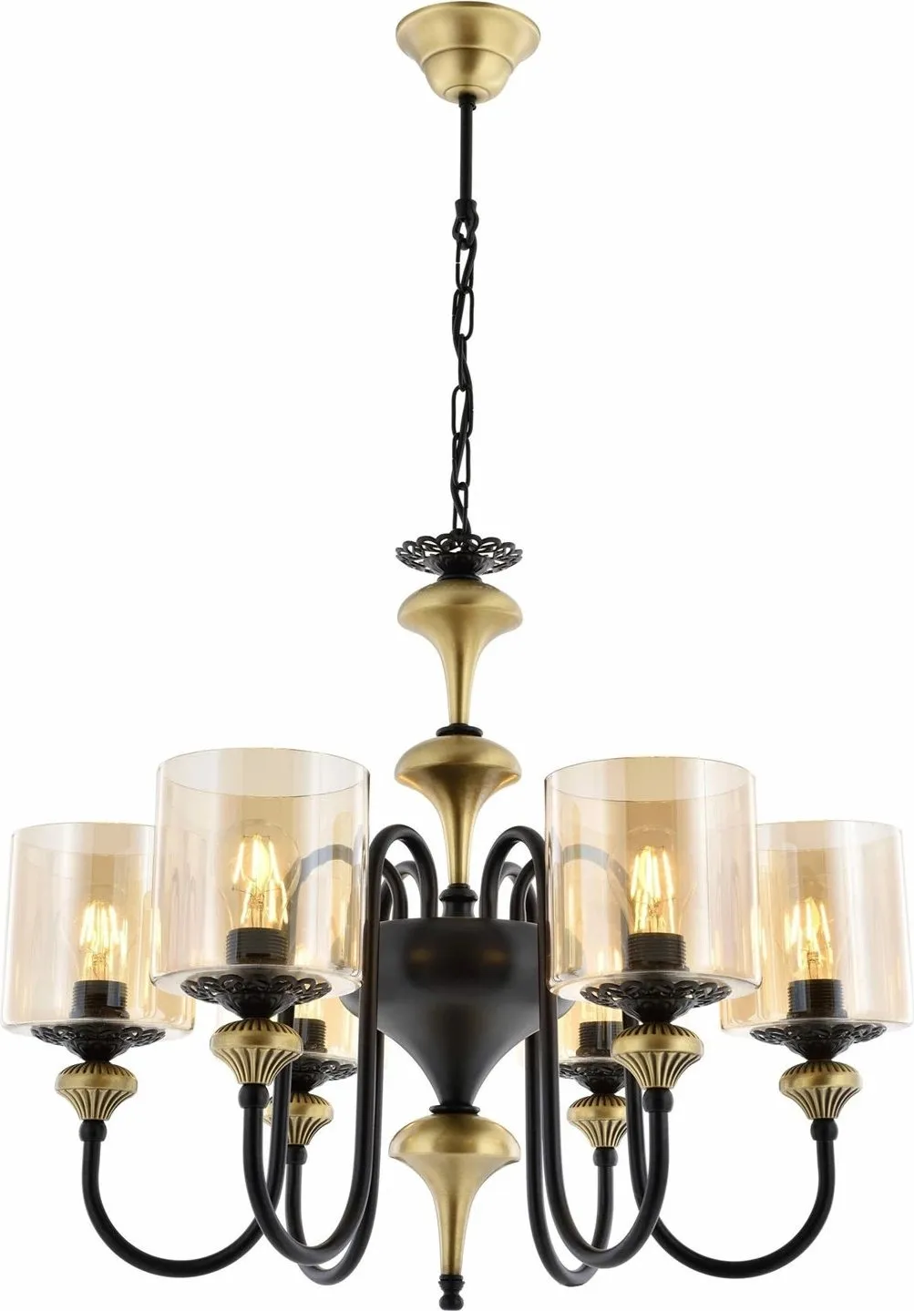 Llambadar Opviq, AV-4161-6E, vintage, i zi, 100x62cm - 1