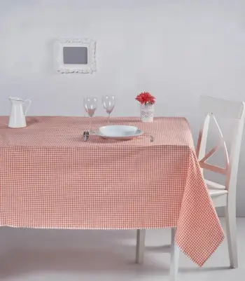 Mbulesë tavoline Hermia Concept, Potikareli, portokalli, 170x170cm